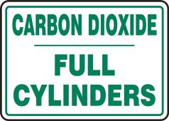 Cylinder Sign: Carbon Dioxide Cylinder Status