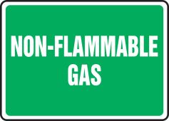 Safety Sign: Non-Flammable Gas