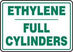 Cylinder Sign: Ethylene Cylinder Status