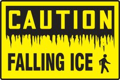 Safety Sign: Caution - Falling Ice