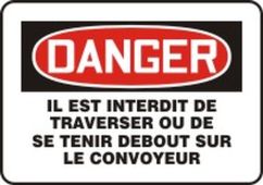 FRENCH CONVEYOR SIGN
