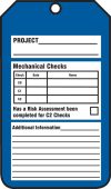 Safety Tag: Commissioning Tag