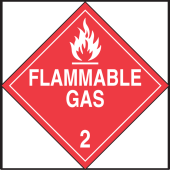 Special Placarding For Highway And Rail: Hazard Class 2 - Flammable Gas