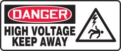 OSHA Danger Safety Sign: High Voltage - Keep Away