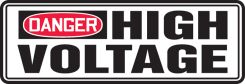 OSHA Danger Safety Sign: High Voltage