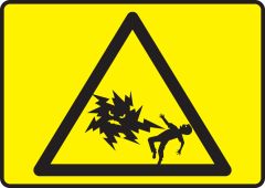 Electrical Sign: High Voltage Graphic