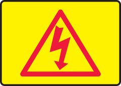 High Voltage and Hazard Sign