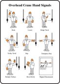 Safety Sign: Overhead Crane Hand Signals