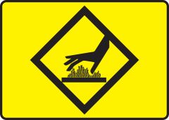 Safety Sign - Hot Surfaces (Pictogram)