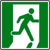 Emergency Exit Safety Sign