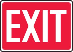 Safety Sign: Exit