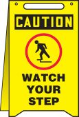 OSHA Caution Fold-Ups® : Watch Your Step