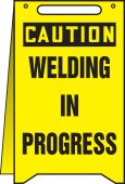 OSHA Caution Fold-Ups®: Welding In Progress