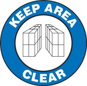 Carpet Decals: Keep Area Clear