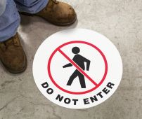 Slip-Gard™ Floor Sign: Do Not Enter