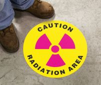FLOOR SIGN - RADIATION