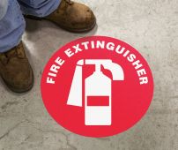 Slip-Gard™ Floor Sign: Fire Extinguisher