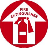 Walk-On Slip-Gard™ Floor Sign - Fire Extinguisher
