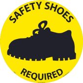 Walk-On Slip-Gard™ Floor Sign - Safety Shoes Required