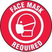 Slip-Gard™ Floor Sign: Face Mask Required