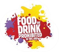 Floor-Grafix™ : Food Or Drink Prohibited In This Area