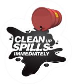 Floor-Grafix™ : Clean Up Spills Immediately
