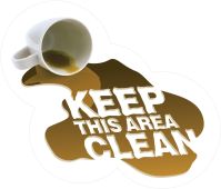Floor-Grafix™ : Keep This Area Clean