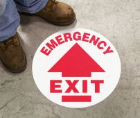 Slip-Gard™ Floor Sign: Emergency Exit