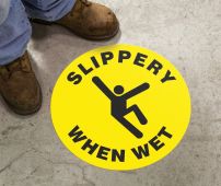 Slip-Gard™ Floor Sign: Slippery When Wet