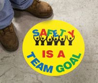 Slip-Gard™ Floor Sign: Safety Is A Team Goal