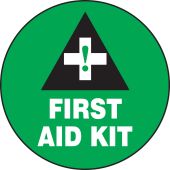 5S Floor Sign: First Aid Kit