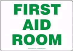 Safety Sign: First Aid room