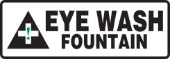 Safety Sign: Eye Wash Fountain