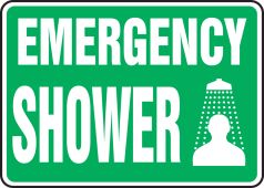 Safety Sign: Emergency Shower