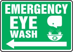 Safety Sign: Emergency Eye Wash