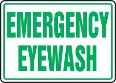 Safety Sign: Emergency Eyewash