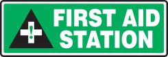 Safety Sign: First Aid Station (Symbol)