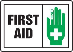 Safety Sign: First Aid