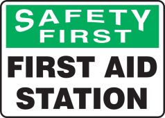 First Aid Sign