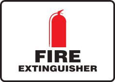 Safety Sign: Fire Extinguisher