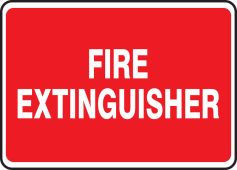 Safety Sign: Fire Extinguisher