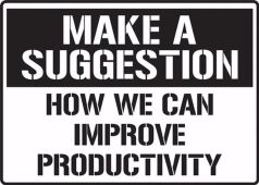 SUGGESTION BOX SIGN