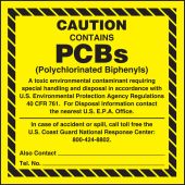 PCB Label: Caution - Contains PCBs