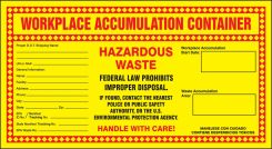 Pre-Printed Hazardous Waste Label