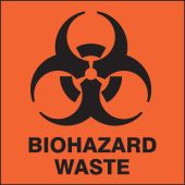 Drum & Container Labels: Biohazard Waste