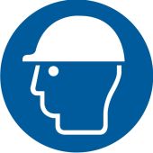 ISO Mandatory Safety Sign: Wear Head Protection (2011)