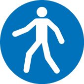 ISO Mandatory Safety Sign: Use This Walkway (2011)