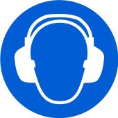 ISO Mandatory Safety Sign: Wear Ear Protection (2011)