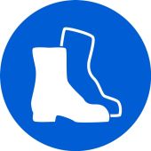 ISO Mandatory Safety Sign: Wear Safety Footwear (2011)