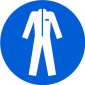 ISO Mandatory Safety Sign: Wear Protective Clothing (2011)
